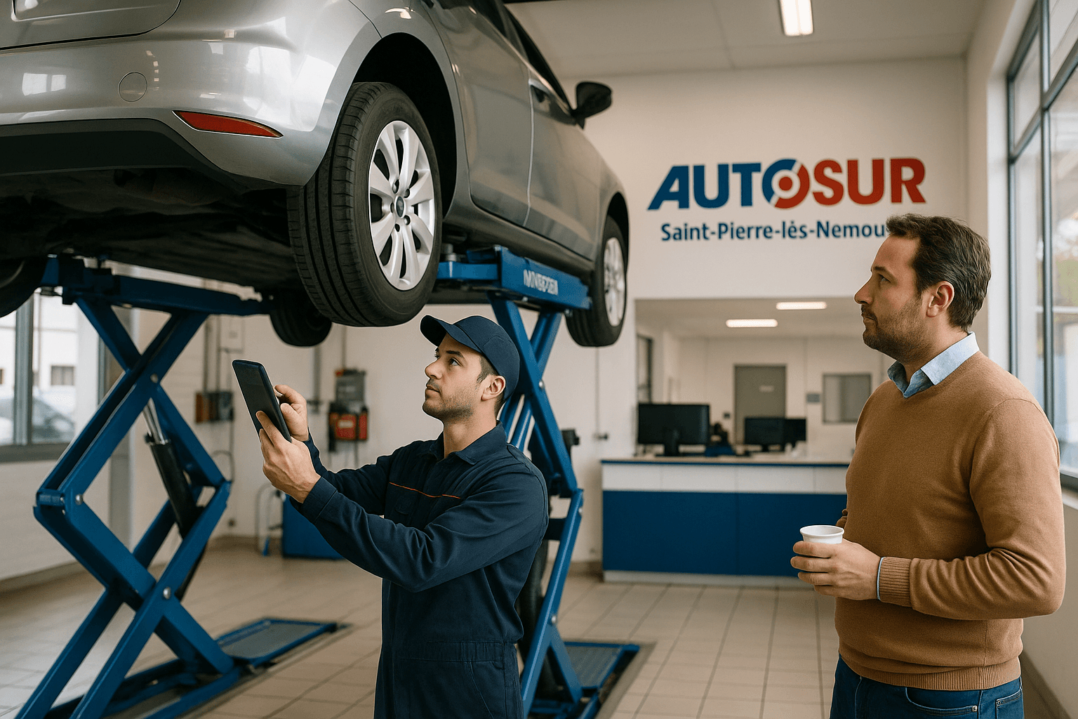 AUTOSUR Saint-Pierre-lès-Nemours – Contrôle technique rapide et efficace sur Minerva CT