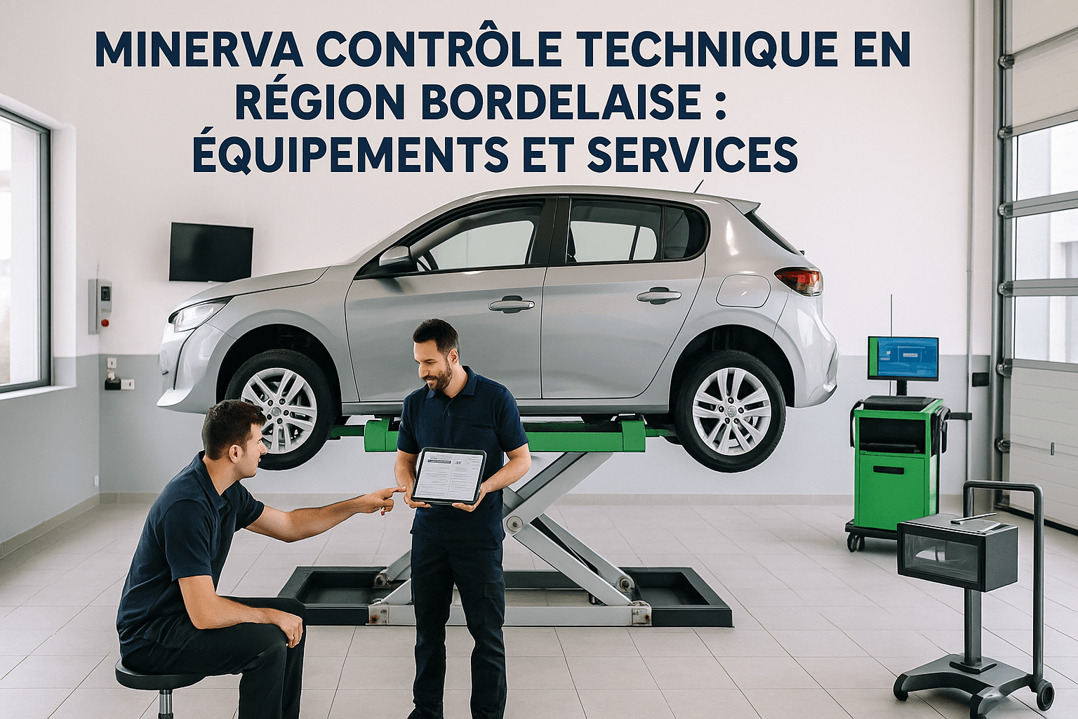 Minerva Contrôle Technique en région bordelaise : équipements et services