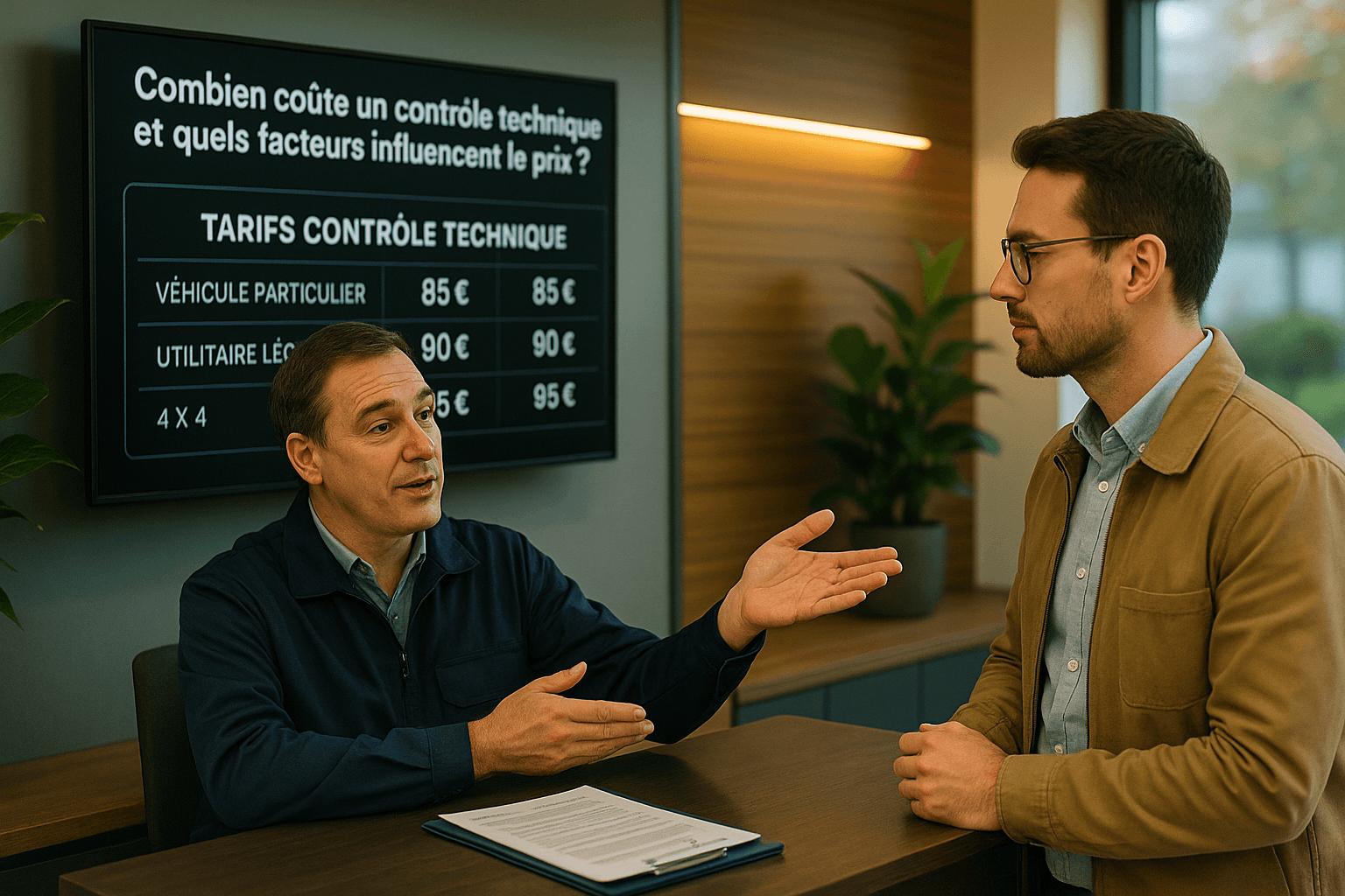 Combien coûte un contrôle technique et quels facteurs influencent le prix ?